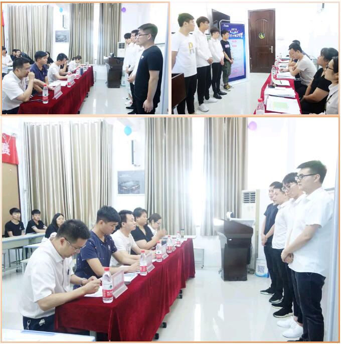 面試官對每組參賽人員表現(xiàn)進行總結