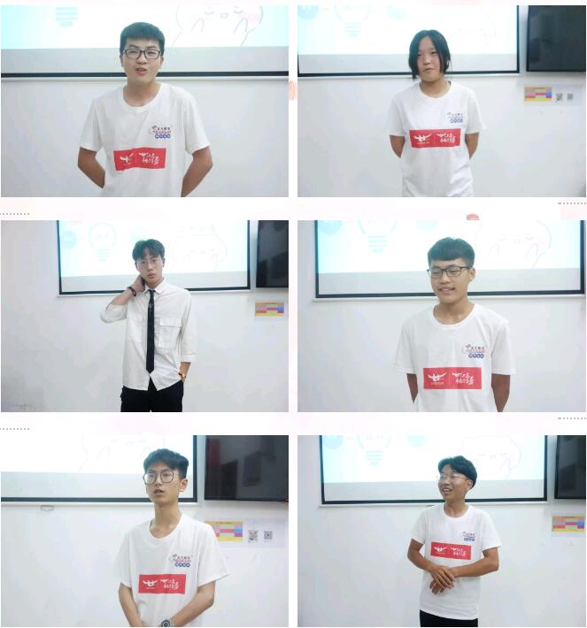 每位小伙伴都上臺進行了簡單的自我介紹